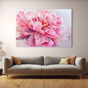 Peony Watercolour Painting
